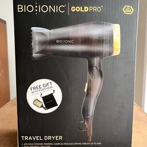 **NEW IN BOX!!!** BioIonic GoldPro Travel Blowdryer